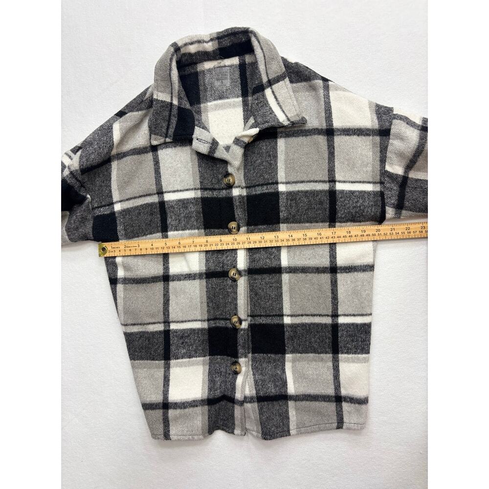 Gameday Couture Oklahoma Sooners Women's S Plaid Flannel Shacket Jacket C11 - Picture 5 of 8